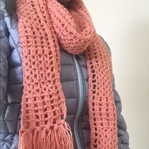 Peach scarf